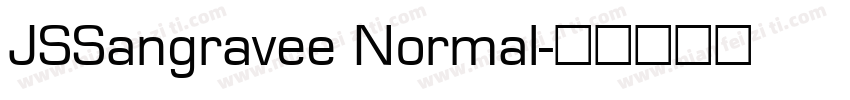 JSSangravee Normal字体转换